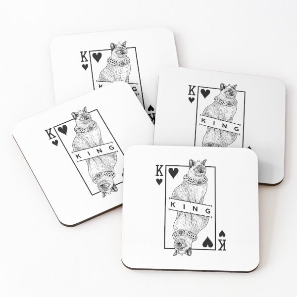 Item preview, Tonkinese Tonk Cat Lover King Of Hearts Funny Pop Art designed and sold by GrandeDuc.