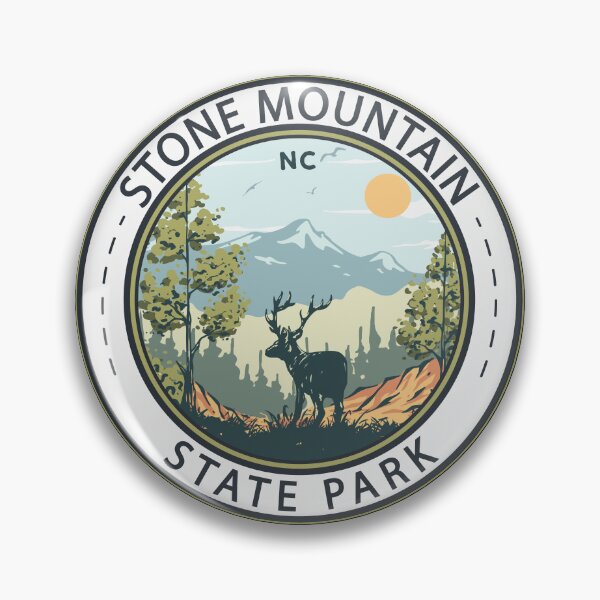 Artikelvorschau, Stone Mountain State Park North Carolina-Abzeichen entworfen und verkauft von KrisSidDesigns.