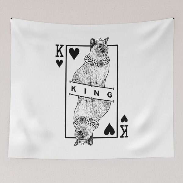 Item preview, Tonkinese Tonk Cat Lover King Of Hearts Funny Pop Art designed and sold by GrandeDuc.