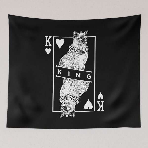 Item preview, Tonkinese Tonk Cat Lover King Of Hearts Funny Pop Art designed and sold by GrandeDuc.