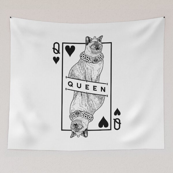 Item preview, Tonkinese Tonk Cat Lover Queen Of Hearts Funny Pop Art designed and sold by GrandeDuc.