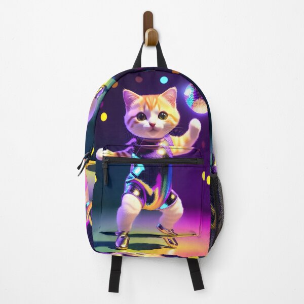 Item preview, Disco Dancing cat - Modern digital art designed and sold by Ai-michiart.