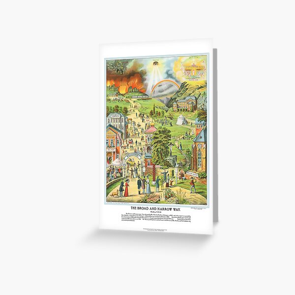 Item preview, The Broad and Narrow Way - 1901 Edition designed and sold by Pictures With A Message.