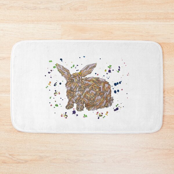Item preview, Watercolor Polygon Art- Rabbit designed and sold by Sproutopia-Art.