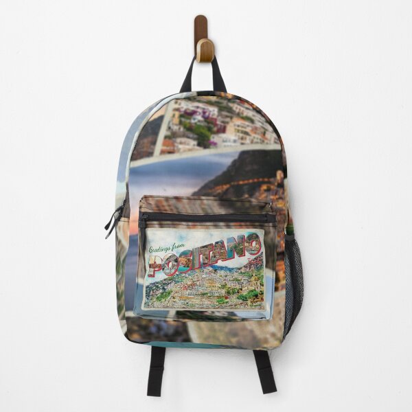 Item preview, Greetings from Positano in Italy Vintage style retro souvenir designed and sold by DeveloperProp0.