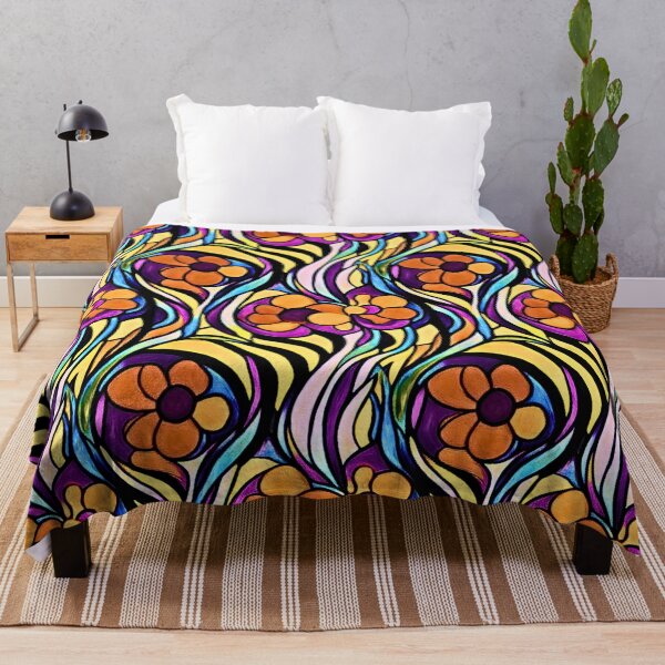 Item preview, Retro Florals Bright & Breezy designed and sold by TotesUnique.