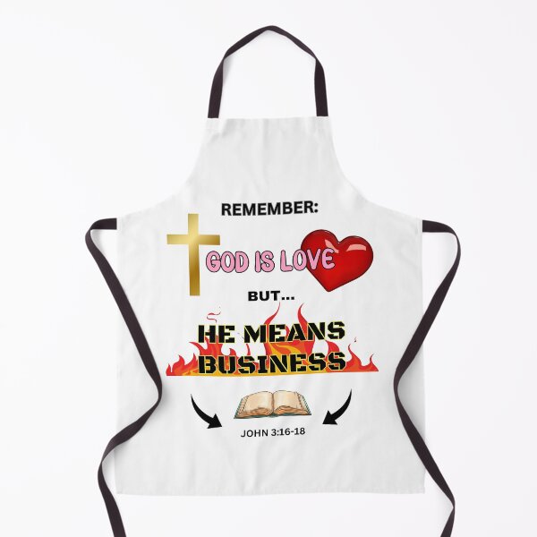 Item preview, God is Love, But He Means Business - T-Shirt, Apparel & Design designed and sold by The Bored Buffoon.