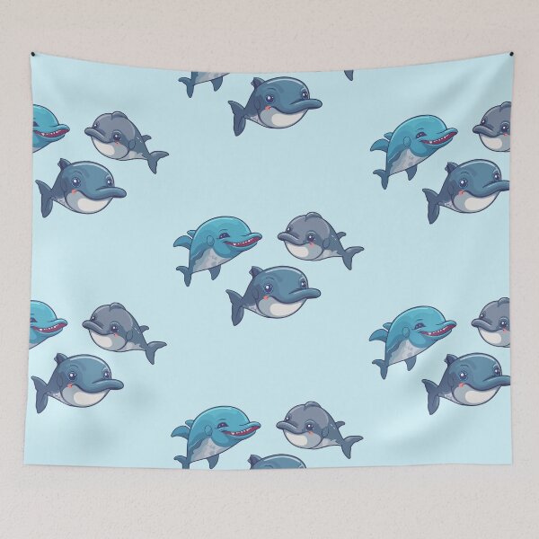 Item preview, Dolphins Stickers Pack designed and sold by StickerWorlds.