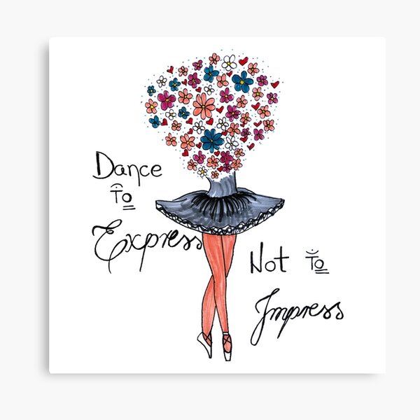 Item preview, Dance To Express Not To Impress Dancing Design designed and sold by HighArtDesigns.