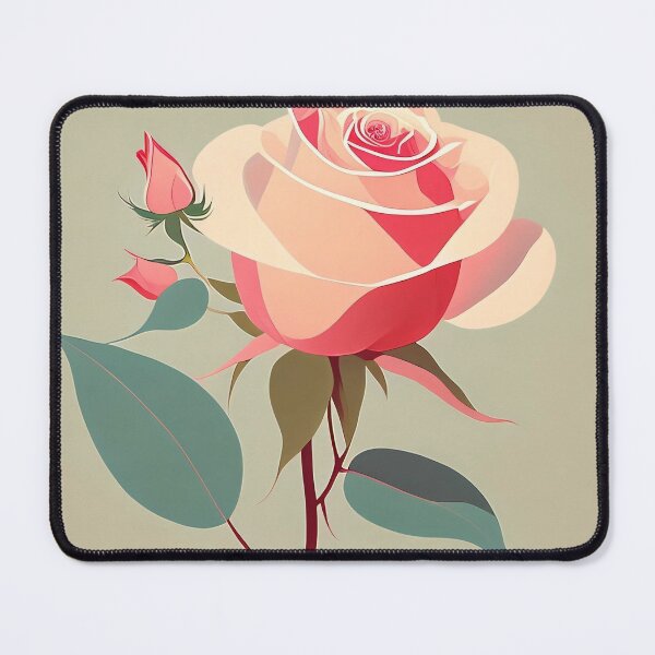 Item preview, Pink Open Rose and Buds by Perceptual Paradox Creations designed and sold by hobbit73.