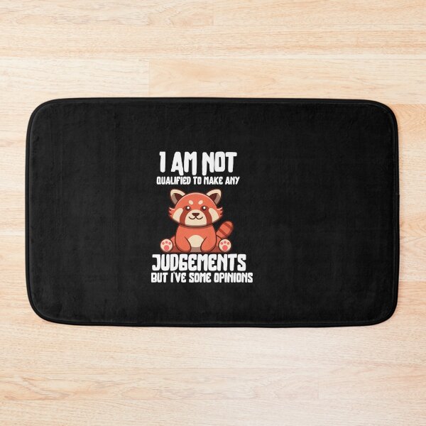 Item preview, I Am Not Qualified To Make Any Judgements But I’ve Some Opinions Funny Typography Quote designed and sold by thedazzlingmonk.