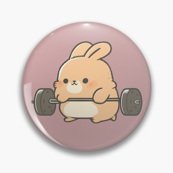 Item preview, Cute Gym Bunny designed and sold by viCdesign.