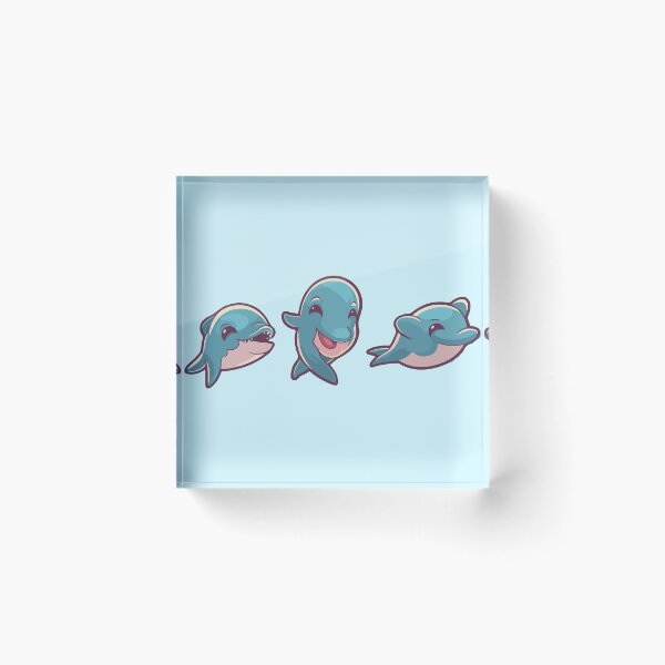 Item preview, Dolphin Sticker Pack designed and sold by StickerWorlds.