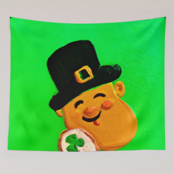 Item preview, Irish Cute Painting art. Buy Now designed and sold by Health And Fitness Posts e-Store.