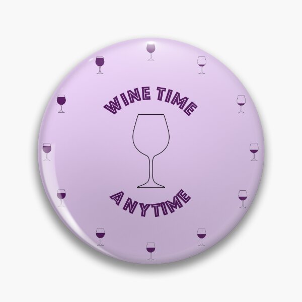 Item preview, Clock: Wine Time Anytime designed and sold by kanjidesign.