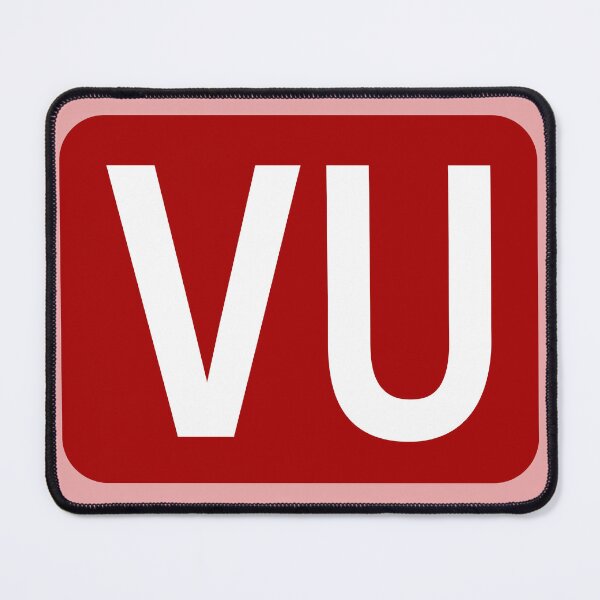 Item preview, VU Initials designed and sold by Jeallan Designs.