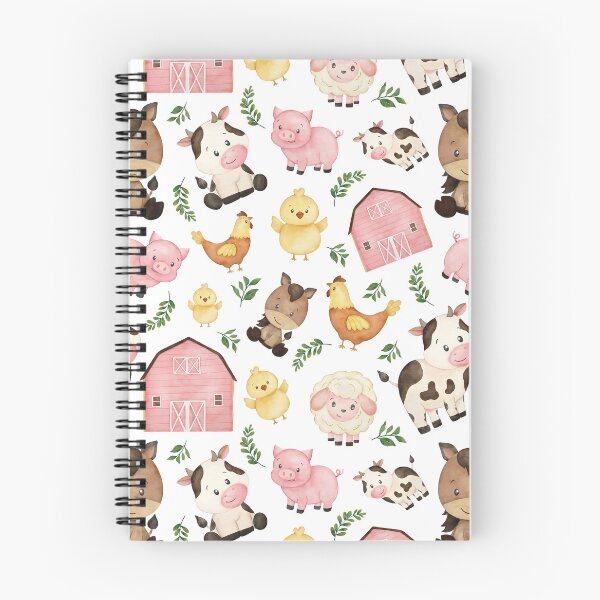 Item preview, Watercolor Cute Farm Animals designed and sold by NancyDzines.