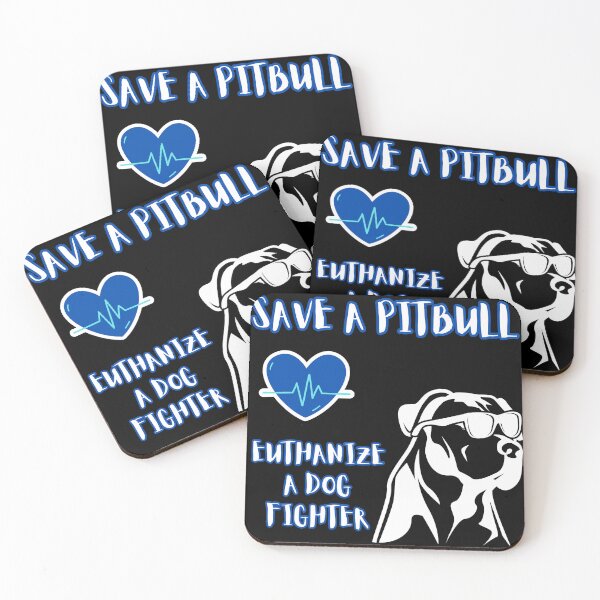 Item preview, Save a Pit Bull Euthanize A Dog Fighter designed and sold by TVstuff.