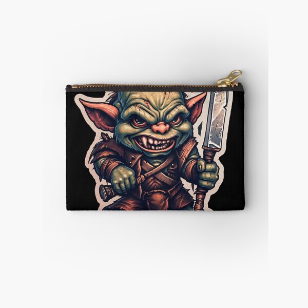 Item preview, Fierce Grumpy Goblin Sticker for Fantasy Fans designed and sold by Juuskus.