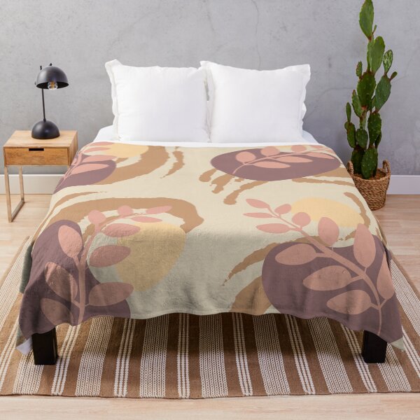 Item preview, Biophilic vintage retro mid-century duvet cover and home decor custom design designed and sold by EmpiredesignCA.