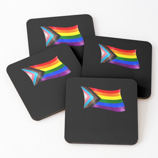 Item preview, Progress Pride Flag Equality - Human Rights  designed and sold by pookkudesign.