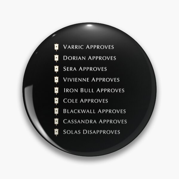 Item preview, Dragon Age Inquisition Party Approval designed and sold by ✩ Kendall ✩.