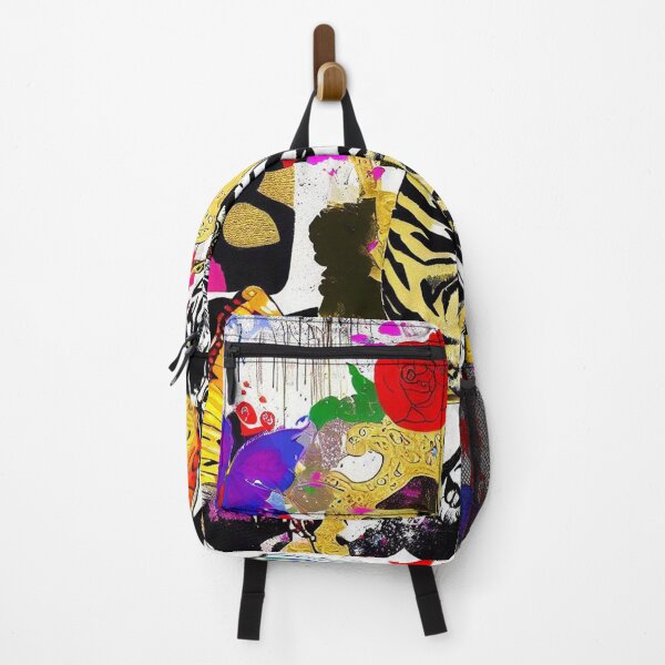 Item preview, Funky Tiger with Crown Sitting on Chair with Butterflies designed and sold by jantulov.