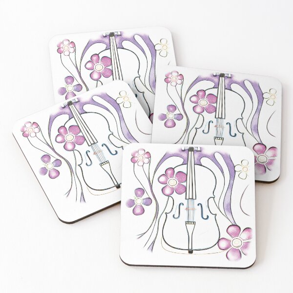 Item preview, Cello drawing designed and sold by piesdesignart.