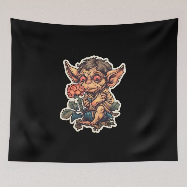Item preview, Bashful Goblin Sticker designed and sold by Juuskus.