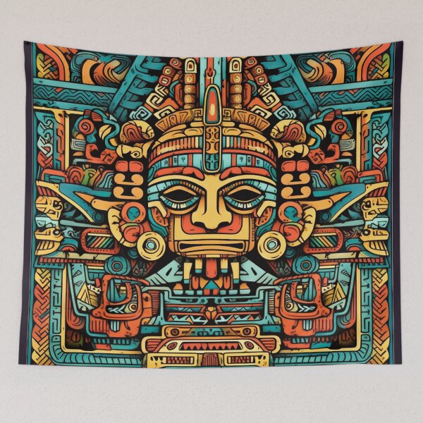 Item preview, Aztec Sun God designed and sold by unthinkabletees.