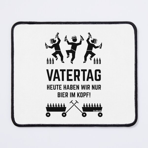 Item preview, Father's Day – Today We Only Have Beer on Our Minds! (2 Handcarts / Black) designed and sold by MrFaulbaum.