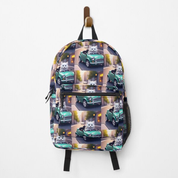 Item preview, Cat Driving - Modern Digital Art designed and sold by Ai-michiart.