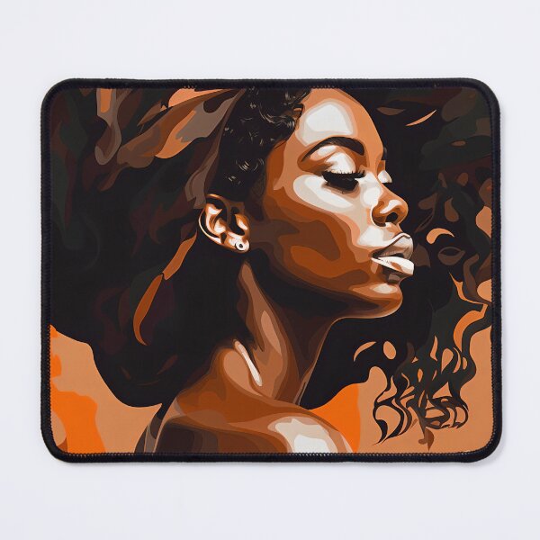 Item preview, Art Drawing of a beautiful brown-skin woman designed and sold by RoseShop2093.