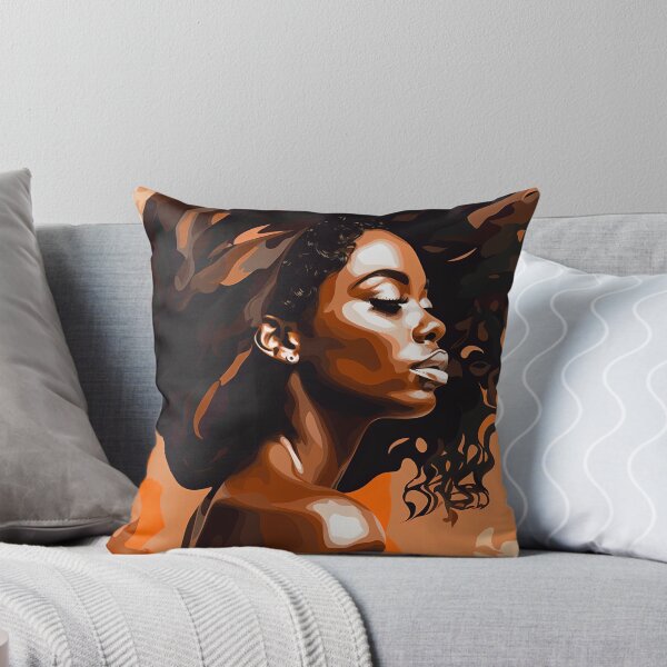 Item preview, Art Drawing of a beautiful brown-skin woman  designed and sold by RoseShop2093.