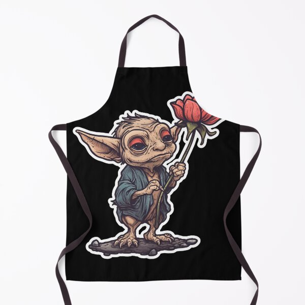 Item preview, Shy Goblin Sticker with Flower Design designed and sold by Juuskus.