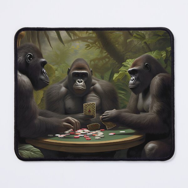 Artikelvorschau, Gorillas, die Schürhaken spielen entworfen und verkauft von FantasyForgeArt.