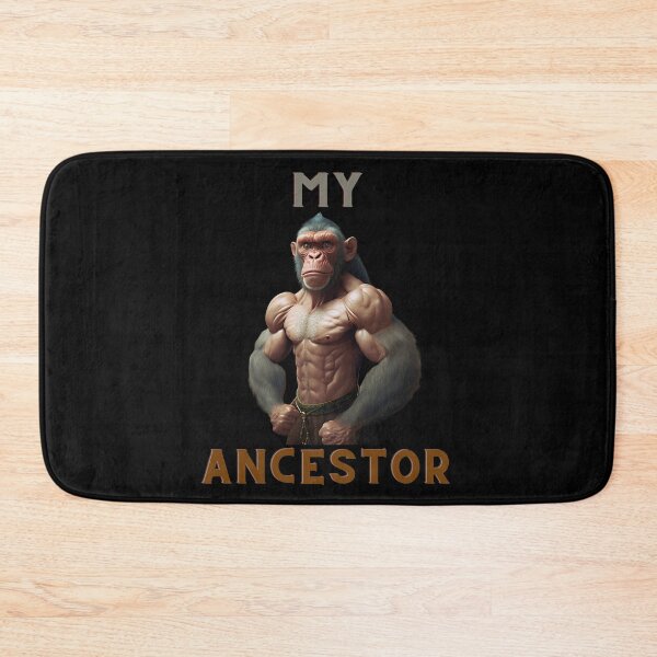 Item preview, My Ancestor Monkey Bodybuilder designed and sold by michallaga.