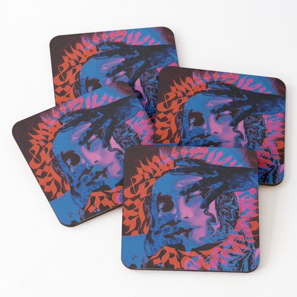 Item preview, Circular artistic calligraphy on melting woman designed and sold by MixartDimension.
