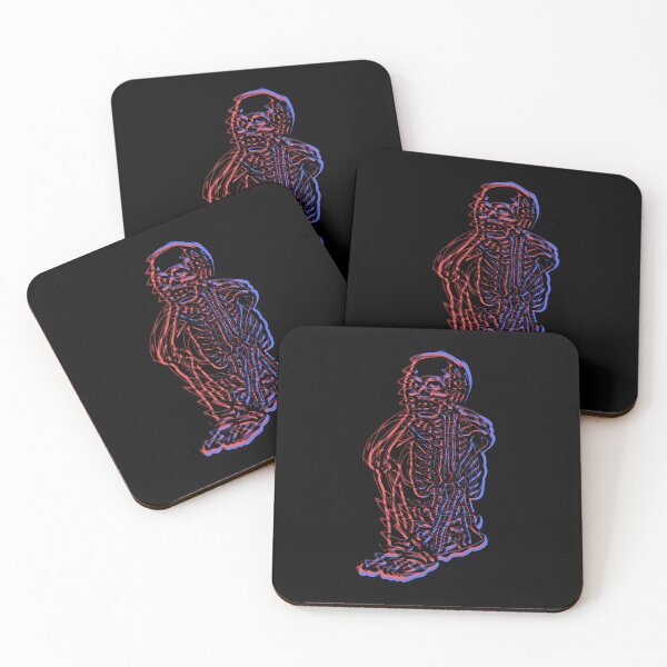 Item preview, Trippy Skeleton Thinking Sticker designed and sold by kpvart.