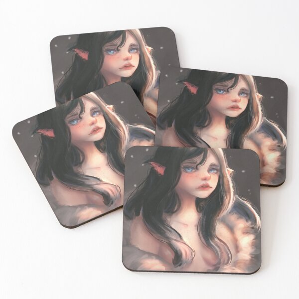 Item preview, Girl with Fur  designed and sold by YushArt.