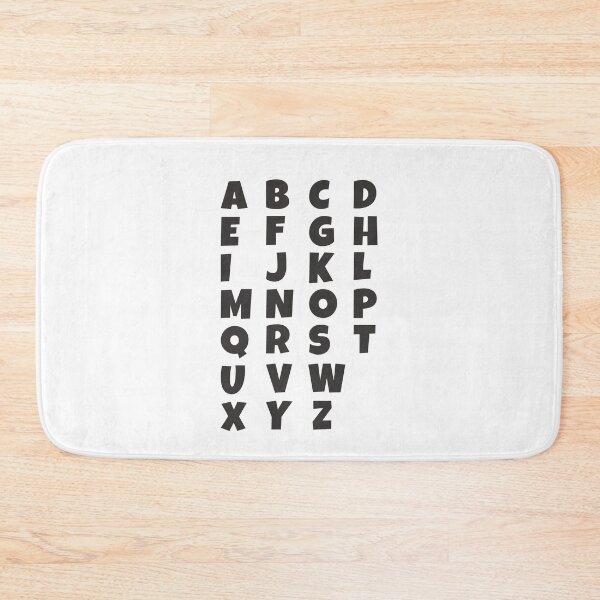 Item preview, English alphabets letters designed and sold by Think4Prints.
