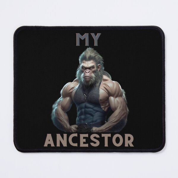 Item preview, My Ancestor Monkey Bodybuilder designed and sold by michallaga.