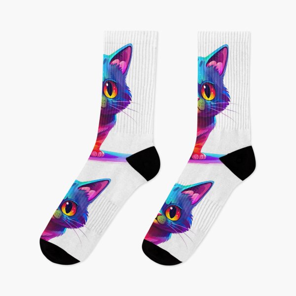 Item preview, Cute Rainbow Cat designed and sold by CraftyCaverns.