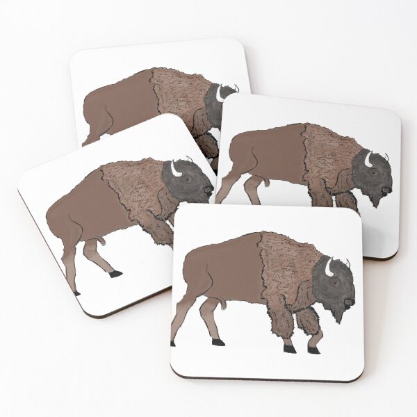 Item preview, Bison drawing designed and sold by AlineBhering.
