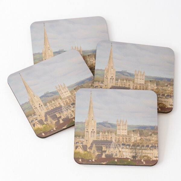 Item preview, The view of Bath Abbey from Abbey View Gardens designed and sold by Rowena Ko.