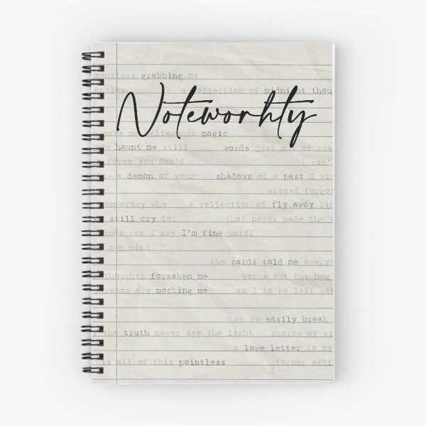 Item preview, Noteworthy Notebook - Joanna L Rawnsley designed and sold by Lj's Playground.