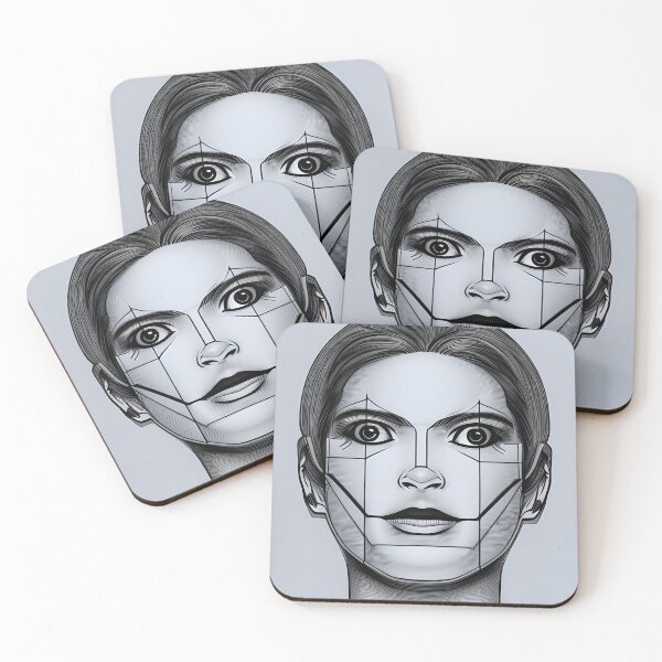 Item preview, Female android face designed and sold by brandway.