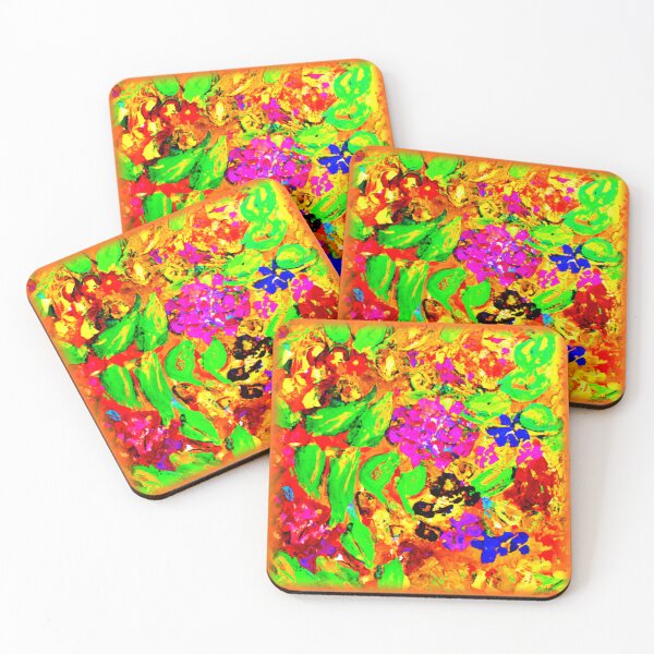 Item preview, Bright And Colorful Flowers Art designed and sold by Health And Fitness Posts e-Store.