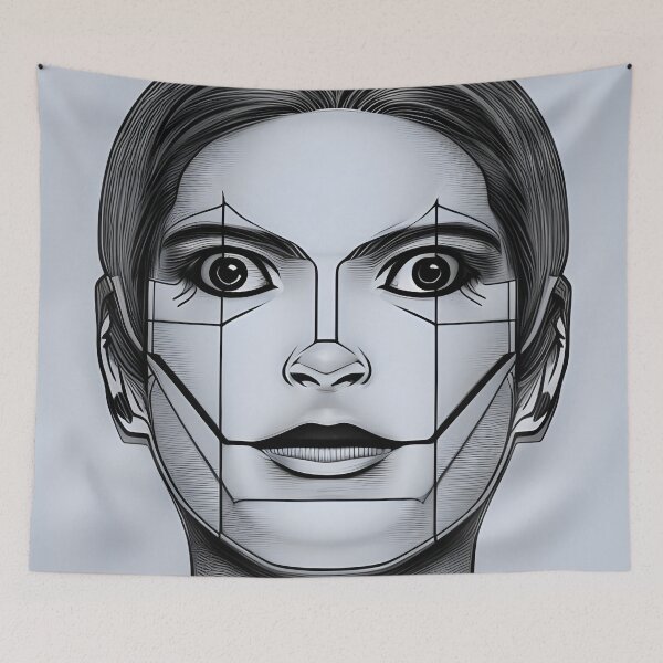 Aperçu de l'œuvre Female android face créée et vendue par brandway.