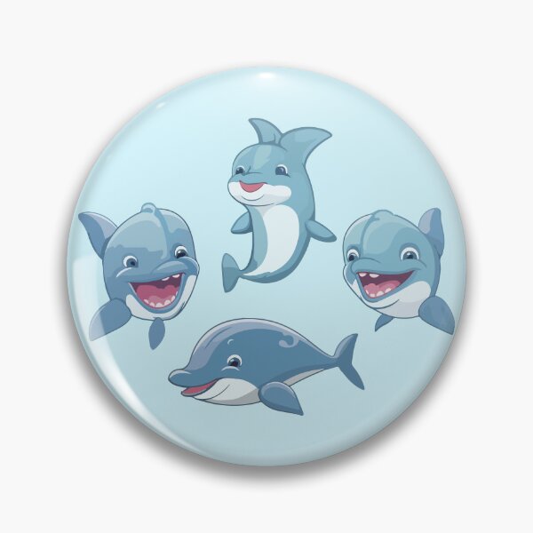 Item preview, Dolphins Friends designed and sold by StickerWorlds.